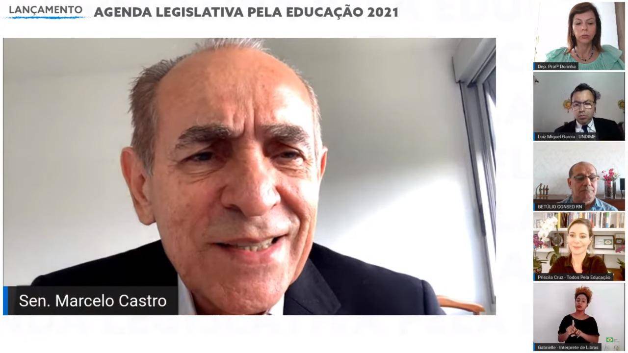 Senador Marcelo Castro é presidente da Comissão de Educação, Cultura e Esporte do Senado